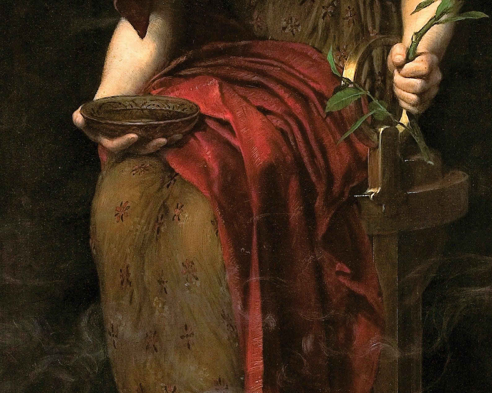 John Collier "The Priestess of Delphi" (c.1891) - Mabon Gallery