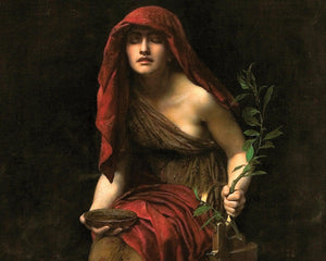 John Collier "The Priestess of Delphi" (c.1891) - Mabon Gallery