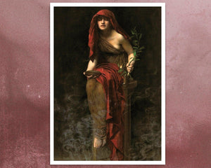 John Collier "The Priestess of Delphi" (c.1891) - Mabon Gallery