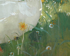 John Crawhall "The White Drake" (c.1895) - Mabon Gallery