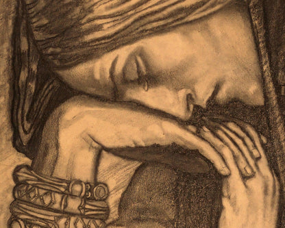 John Duncan "Deirdre Of The Sorrows" (c.1910) - Mabon Gallery