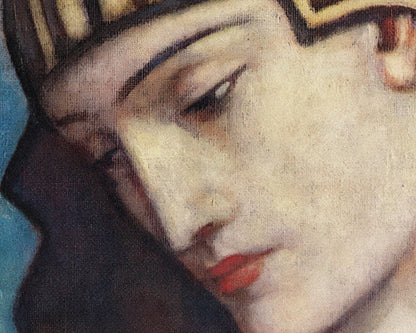 John Duncan "Head of a Goddess" (c.1904) - Mabon Gallery