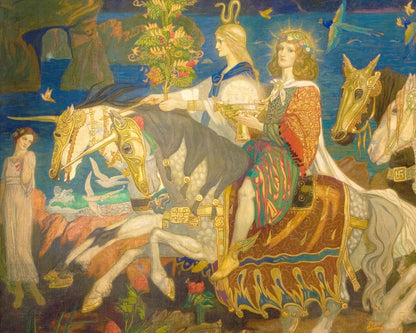 John Duncan "Riders of the Sidhe" (c.1911) - Mabon Gallery