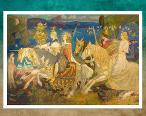 John Duncan "Riders of the Sidhe" (c.1911) - Mabon Gallery