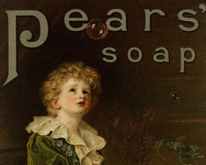 John Everett Millais "Bubbles" (c.1888) Pears' Soap Advertisment - Mabon Gallery