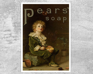 John Everett Millais "Bubbles" (c.1888) Pears' Soap Advertisment - Mabon Gallery