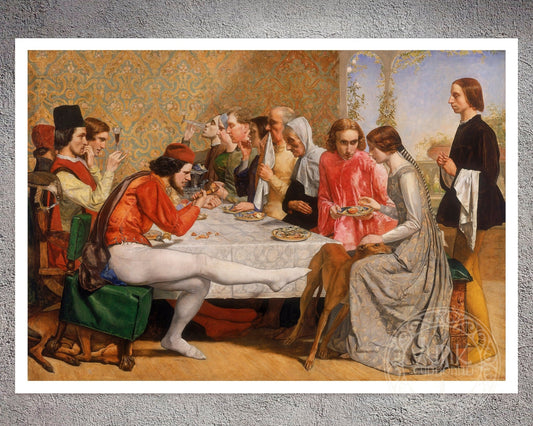 John Everett Millais "Isabella" (c.1848) - Mabon Gallery