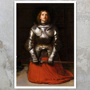 John Everett Millais "Joan of Arc" (c.1865) - Mabon Gallery