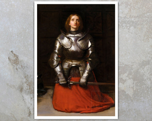 John Everett Millais "Joan of Arc" (c.1865) - Mabon Gallery