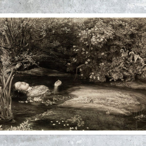 John Everett Millais "Ophelia" (c.1866) Stephenson Engraving - Mabon Gallery