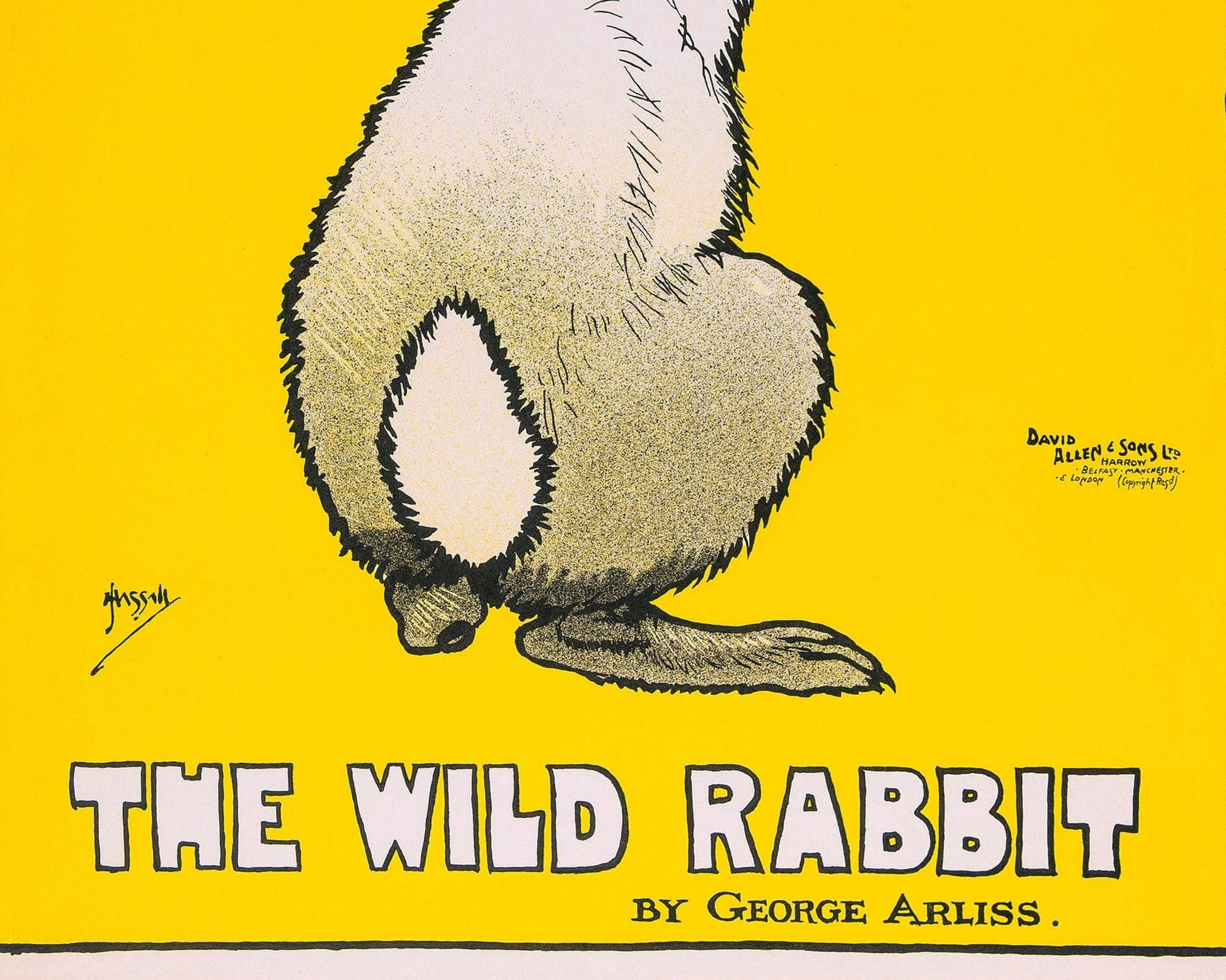 John Hassall "The Wild Rabbit" (c.1899) - Mabon Gallery