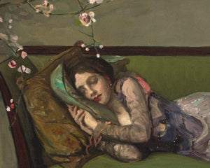John Lavery "The Green Sofa" (c.1903) - Mabon Gallery