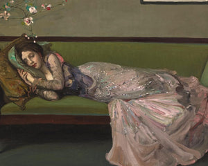 John Lavery "The Green Sofa" (c.1903) - Mabon Gallery