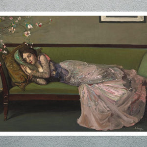 John Lavery "The Green Sofa" (c.1903) - Mabon Gallery