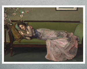 John Lavery "The Green Sofa" (c.1903) - Mabon Gallery