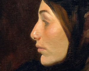 John Singer Sargent "Egyptian Woman (Coin Necklace)" (c.1891) - Mabon Gallery