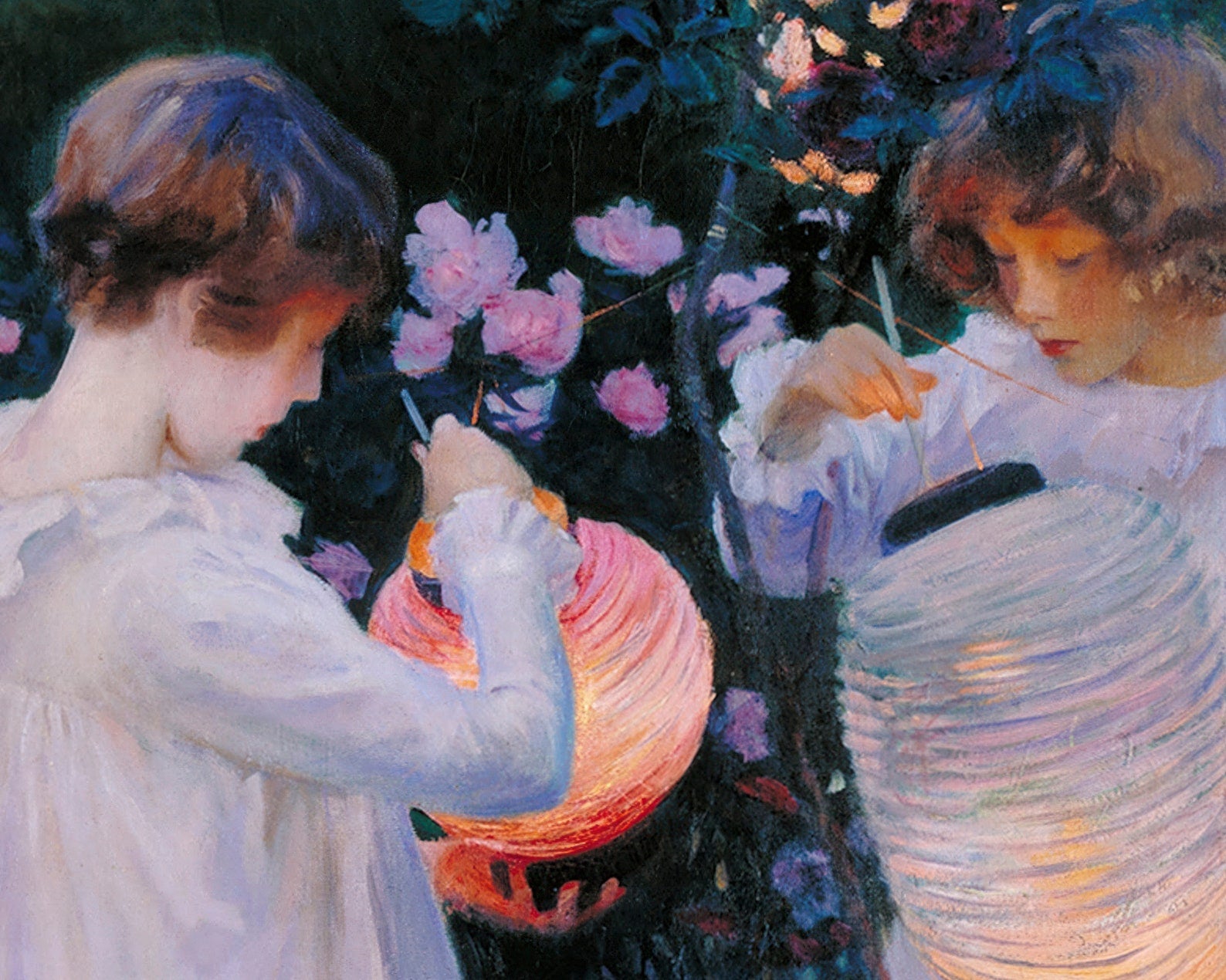 John Singer Sargent "Lily, Lily, Rose" (c.1895) - Mabon Gallery