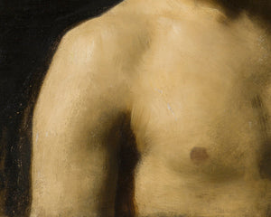 John Singer Sargent "Man Wearing Laurels" (c.1874 - 1880) - Mabon Gallery