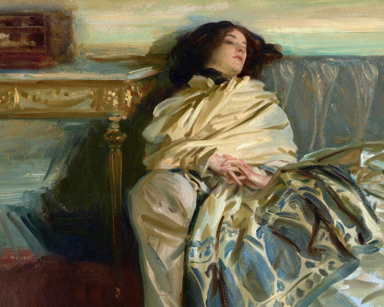 John Singer Sargent "Nonchaloir (Repose)" (c.1911) - Mabon Gallery