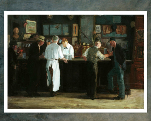 John Sloan “McSorley's Bar” (c.1912) - Mabon Gallery