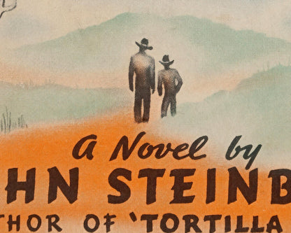 John Steinbeck "Of Mice and Men" (1937) First Edition Dust Cover Illustration by Ross MacDonald - Mabon Gallery