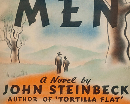 John Steinbeck "Of Mice and Men" (1937) First Edition Dust Cover Illustration by Ross MacDonald - Mabon Gallery