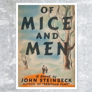 John Steinbeck "Of Mice and Men" (1937) First Edition Dust Cover Illustration by Ross MacDonald - Mabon Gallery