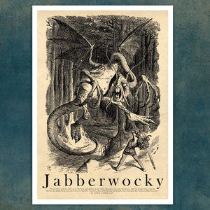 John Tenniel "Jabberwocky" (c.1871) Lewis Carroll - Mabon Gallery