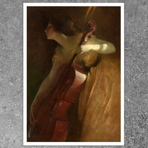 John White Alexander "A Ray of Sunlight" (c.1898) - Mabon Gallery