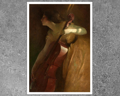 John White Alexander "A Ray of Sunlight" (c.1898) - Mabon Gallery