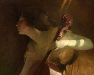 John White Alexander "A Ray of Sunlight" (c.1898) - Mabon Gallery