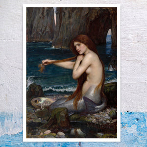 John William Waterhouse "A Mermaid" (c.1900) - Mabon Gallery