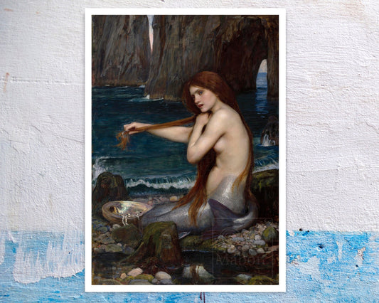 John William Waterhouse "A Mermaid" (c.1900) - Mabon Gallery