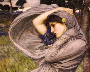 John William Waterhouse "Boreas" (c.1903) - Mabon Gallery