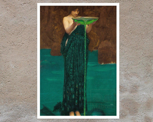 John William Waterhouse "Circe Invidiosa" (c.1882) - Mabon Gallery