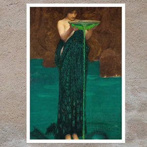 John William Waterhouse "Circe Invidiosa" (c.1882) - Mabon Gallery