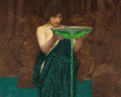 John William Waterhouse "Circe Invidiosa" (c.1882) - Mabon Gallery