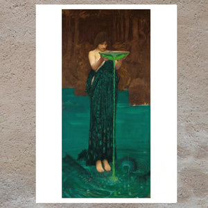 John William Waterhouse "Circe Invidiosa" (c.1882) - Mabon Gallery