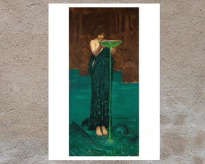 John William Waterhouse "Circe Invidiosa" (c.1882) - Mabon Gallery