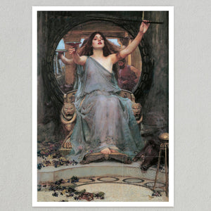 John William Waterhouse "Circe Offering the Cup to Odysseus" (1891) - Mabon Gallery