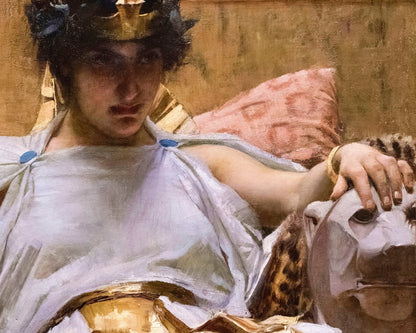 John William Waterhouse "Cleopatra" (c.1888) - Mabon Gallery