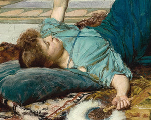 John William Waterhouse "Dolce Far Niente" (1879) - Mabon Gallery