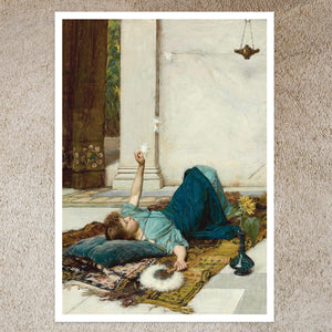 John William Waterhouse "Dolce Far Niente" (1879) - Mabon Gallery