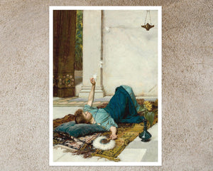 John William Waterhouse "Dolce Far Niente" (1879) - Mabon Gallery