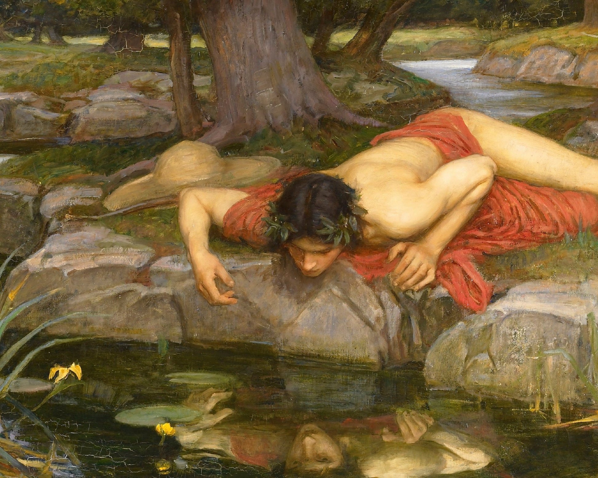 John William Waterhouse "Echo and Narcissus" (c. 1903) - Mabon Gallery