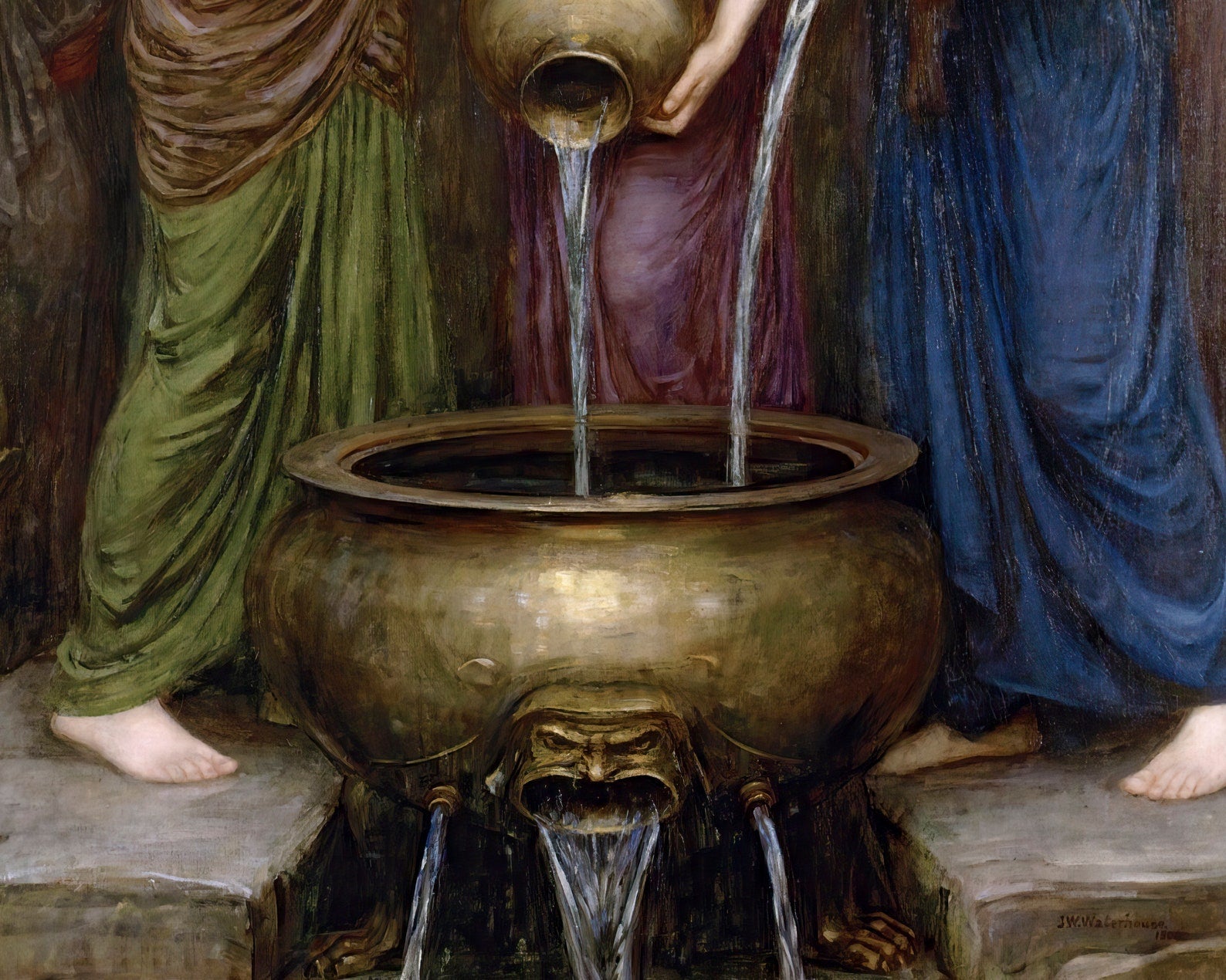 John William Waterhouse "The Danaïdes" (c.1903) - Mabon Gallery
