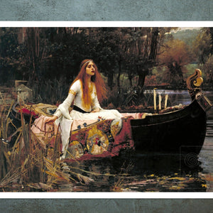 John William Waterhouse "The Lady of Shallot" (c.1888) - Mabon Gallery