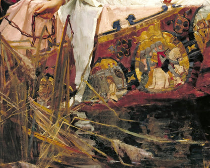John William Waterhouse "The Lady of Shallot" (c.1888) - Mabon Gallery
