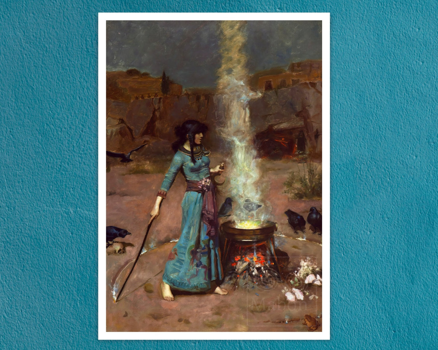 John William Waterhouse "The Magic Circle" (1886) - Mabon Gallery