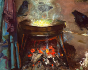 John William Waterhouse "The Magic Circle" (1886) - Mabon Gallery